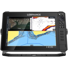 Lowrance HDS-12 LIVE w/ Active Imaging 3-in-1 Transom Mount & C-MAP Pro Chart in Blue