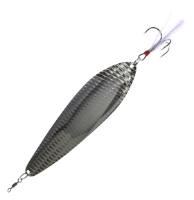 Nichols Lures Bass Mafia Big Larry Spoon - Prism Chrome