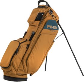 PING Men's Hoofer 14 Stand Bag 2023 in Buck/Dark Sea