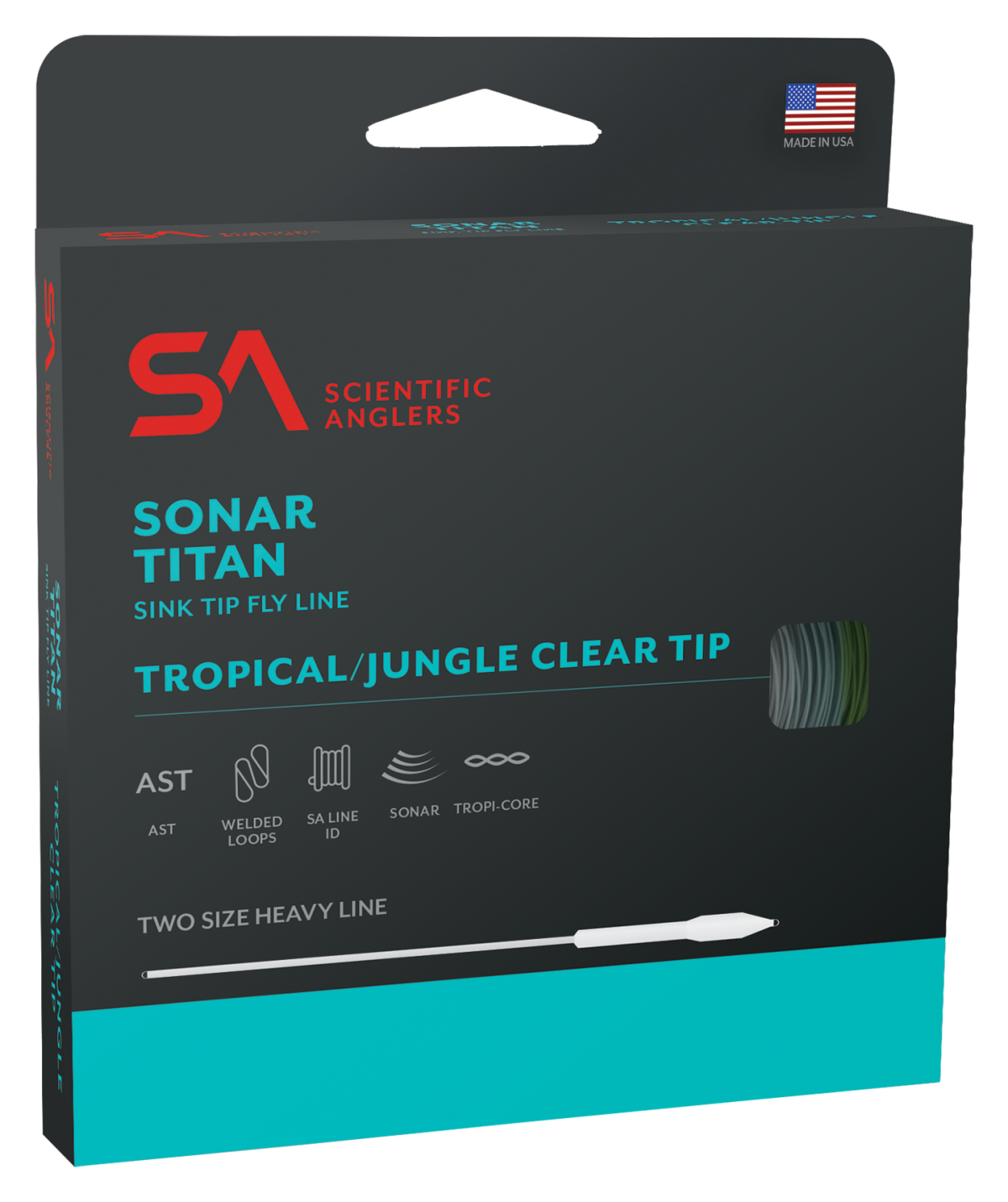 Scientific Anglers Sonar Titan Tropical Clear-Tip Fly Line - 10