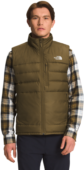 The North Face Aconcagua 2 Vest for Men - Military Olive - S
