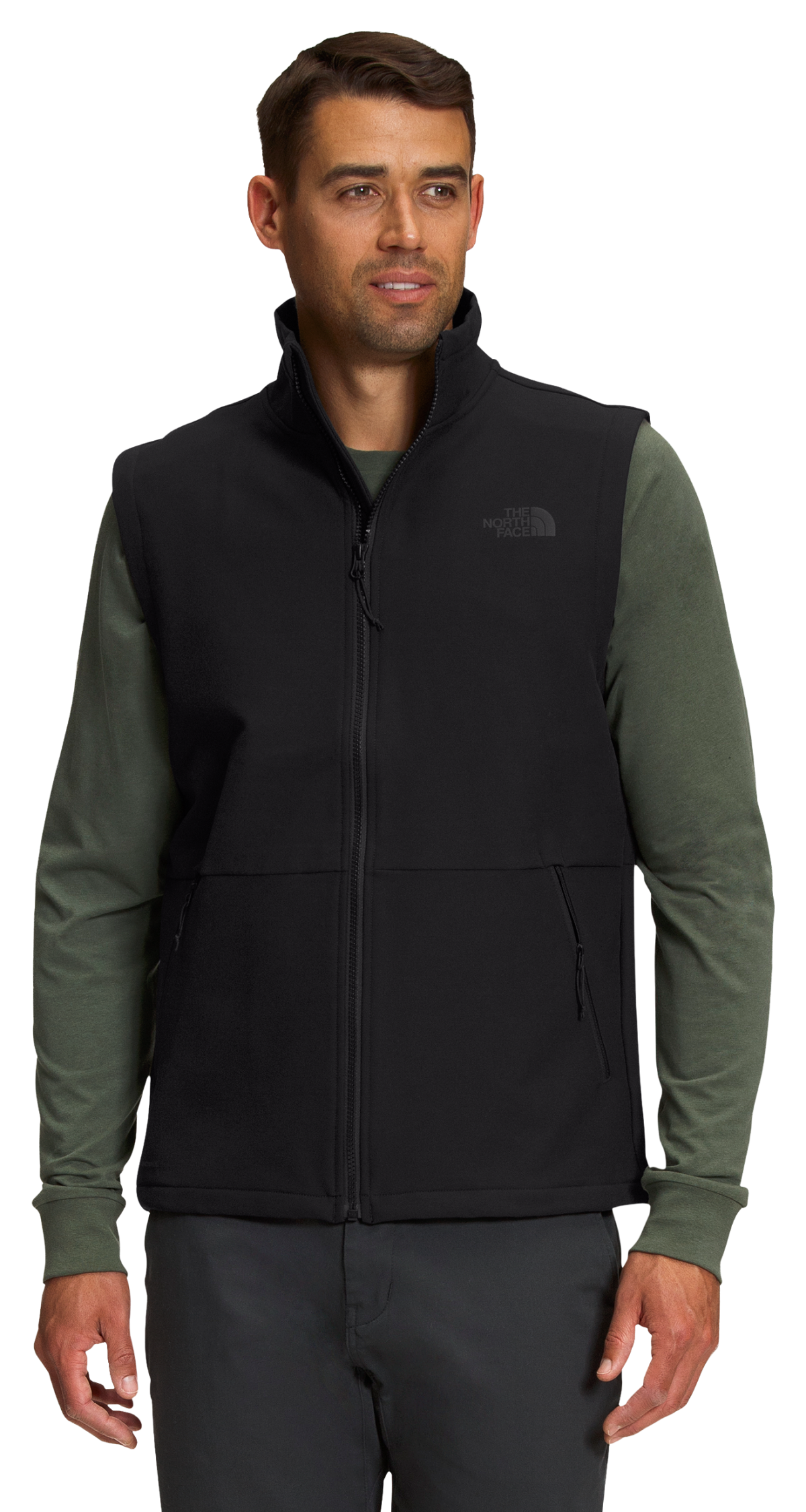 The North Face Camden Softshell Vest for Men - TNF Black Heather - S