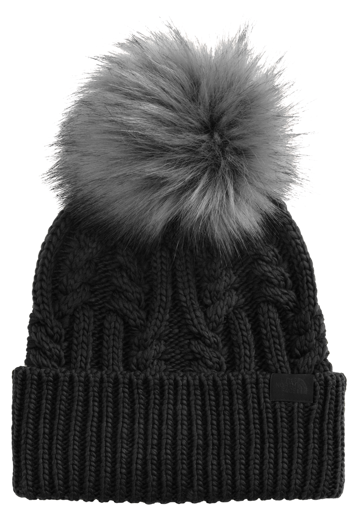 The North Face Oh Mega Fur Pom Beanie for Ladies - TNF Black