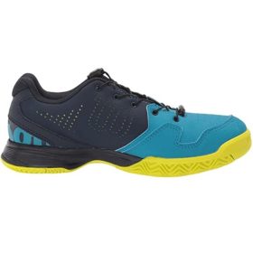 Wilson KAOS Junior QL Tennis Shoes (Barrier Reef/Navy Blazer/Lime Popsicle)