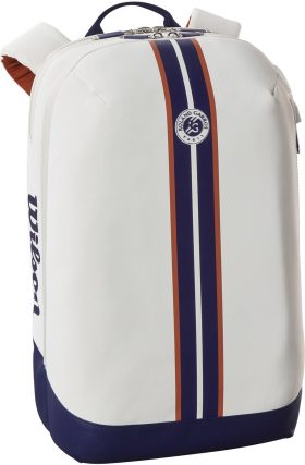 Wilson Roland Garros Super Tour Tennis Backpack (Navy/White/Clay)