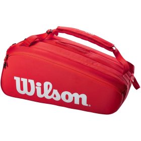 Wilson Super Tour 15 Pack Tennis Bag (Red)