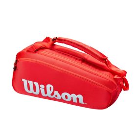 Wilson Super Tour 6 Pack Tennis Bag (Red)