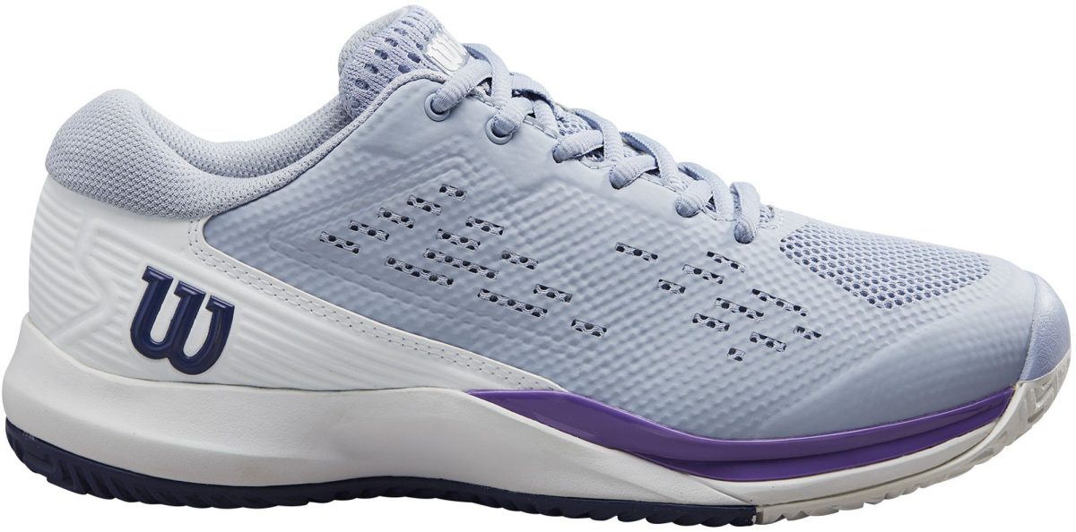 Wilson Women's Rush Pro ACE Tennis Shoes (Eventide/White/Royal Lilac)