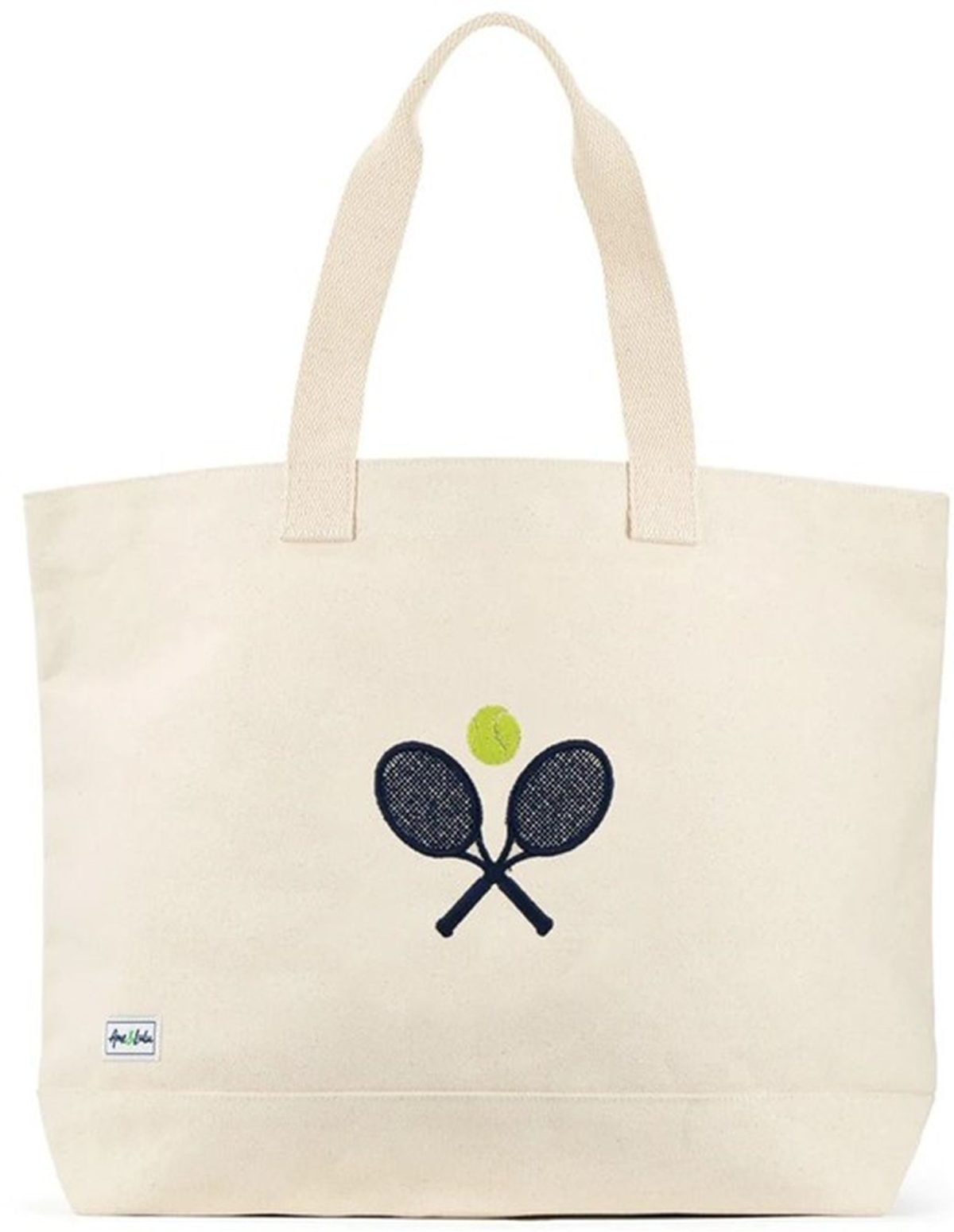 Ame & Lulu Country Club Tote (Crossed Racquets)
