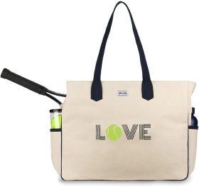 Ame & Lulu Love All Tennis Court Bag (Green Love)