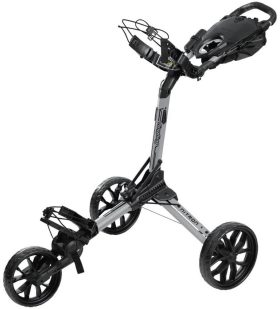 Bag Boy Nitron Auto-Open Push Cart in Silver/Black, Size 19" x 13.5" x 22"