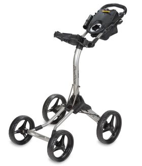 Bag Boy Quad Xl Push Cart in Silver/Black