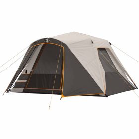 Bushnell 6 Person Outdoorsman Instant Cabin Tent in Grey