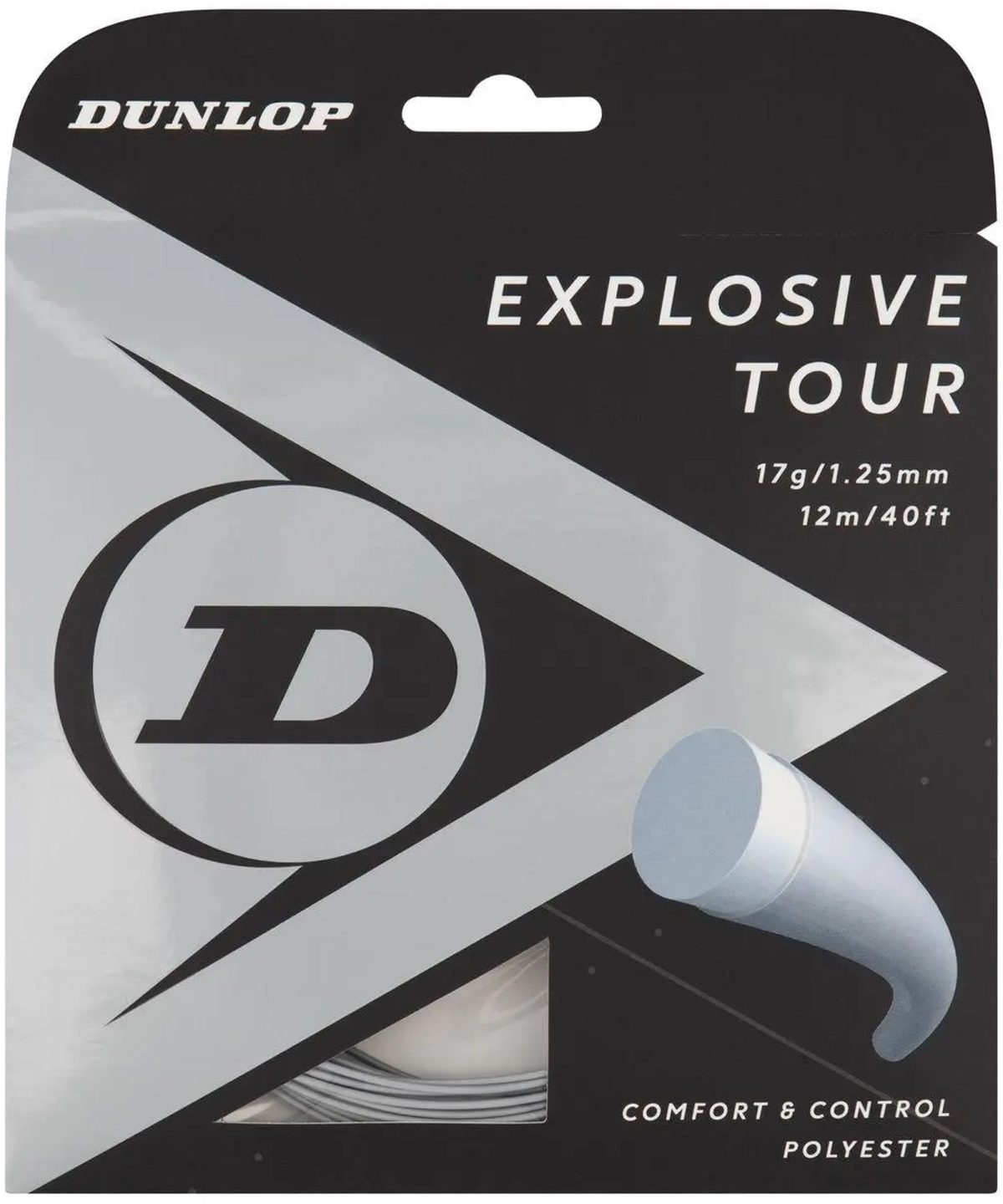 Dunlop Explosive Tour Silver 17g Tennis String (Set)