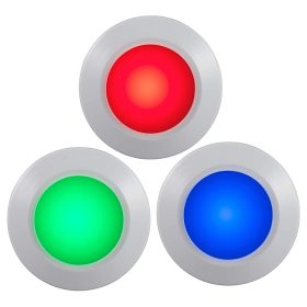 Energizer Battery-Operated Color-Changing LED Puck Light with Remote, 3-Pack