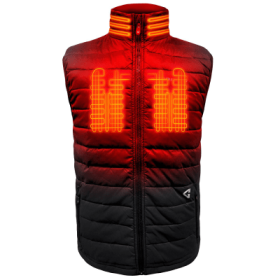 Gerbing 7V Khione Puffer Heated Vest 2.0 for Men - Black - 2XL