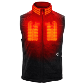 Gerbing 7V Thermite Fleece Heated Vest 2.0 for Men - Black - L