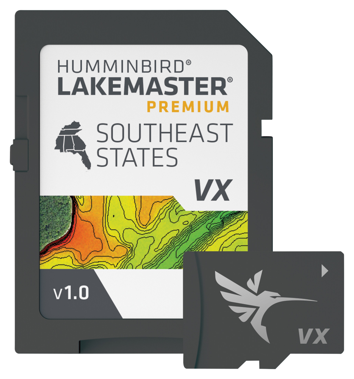 Humminbird LakeMaster Premium VX Digital Map Chart Card - Southeast