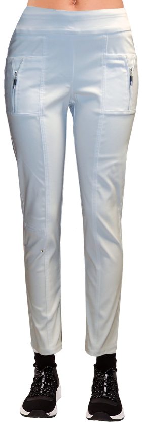 Jamie Sadock Women's Skinnylicious Ankle Golf Pants, Nylon/Rayon/Spandex in Sugar, Size 0