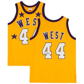 Jerry West Los Angeles Lakers Autographed Gold Mitchell & Ness 1972-1973 All-Star Authentic Jersey