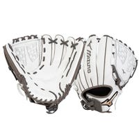 Mizuno Prime Elite 12" Fastpitch Softball Glove - White/Grey - 2024 Model Size 12 in