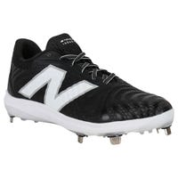 New Balance 4040v7 Men's Low Metal Baseball Cleat in Black Size 10.0