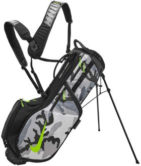 Nike Men's Air Hybrid 2 Golf Stand Bag 2023, 100% Polyester in Anthracite/White/Volt