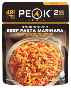 Peak Refuel Beef Pasta Marinara