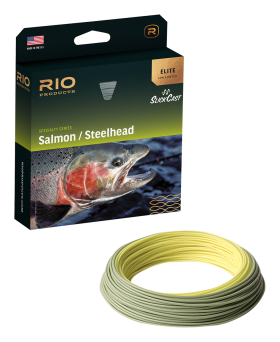 RIO Elite Salmon Steelhead Fly Line - Moss/Yellow - 100' - 10