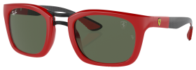 Ray-Ban RB8362M Scuderia Ferrari Collection Sunglasses - Red/Dark Green Classic - XX-Large
