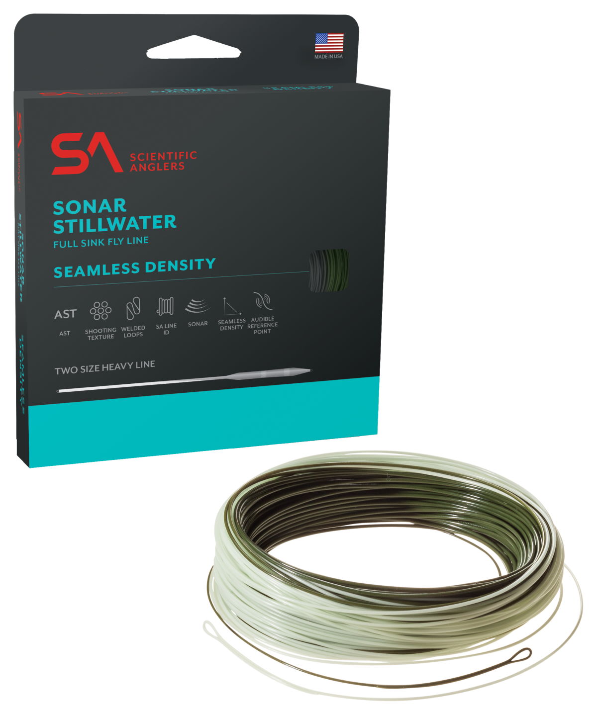 Scientific Anglers Sonar Stillwater Seamless Density I/S3 Sinking Fly Line - Line Weight 4