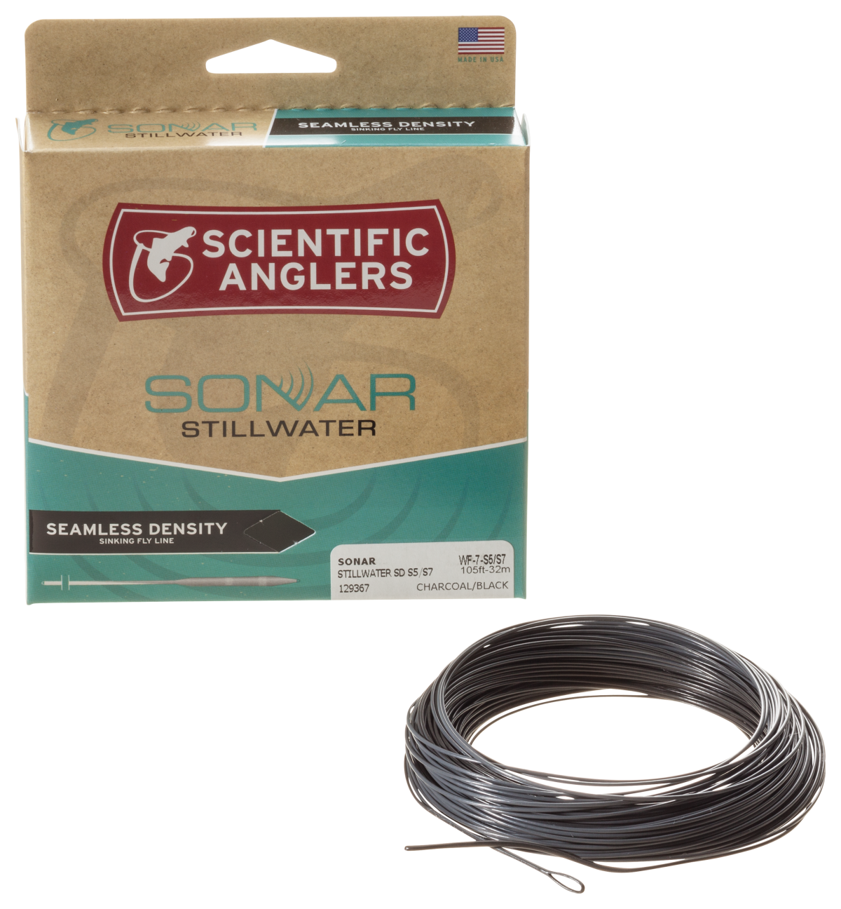 Scientific Anglers Sonar Stillwater Seamless Density S5/S7 Sinking Fly Line - Line Weight 7