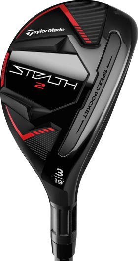TaylorMade Stealth 2 Rescue Hybrids 2023 in Red | Right