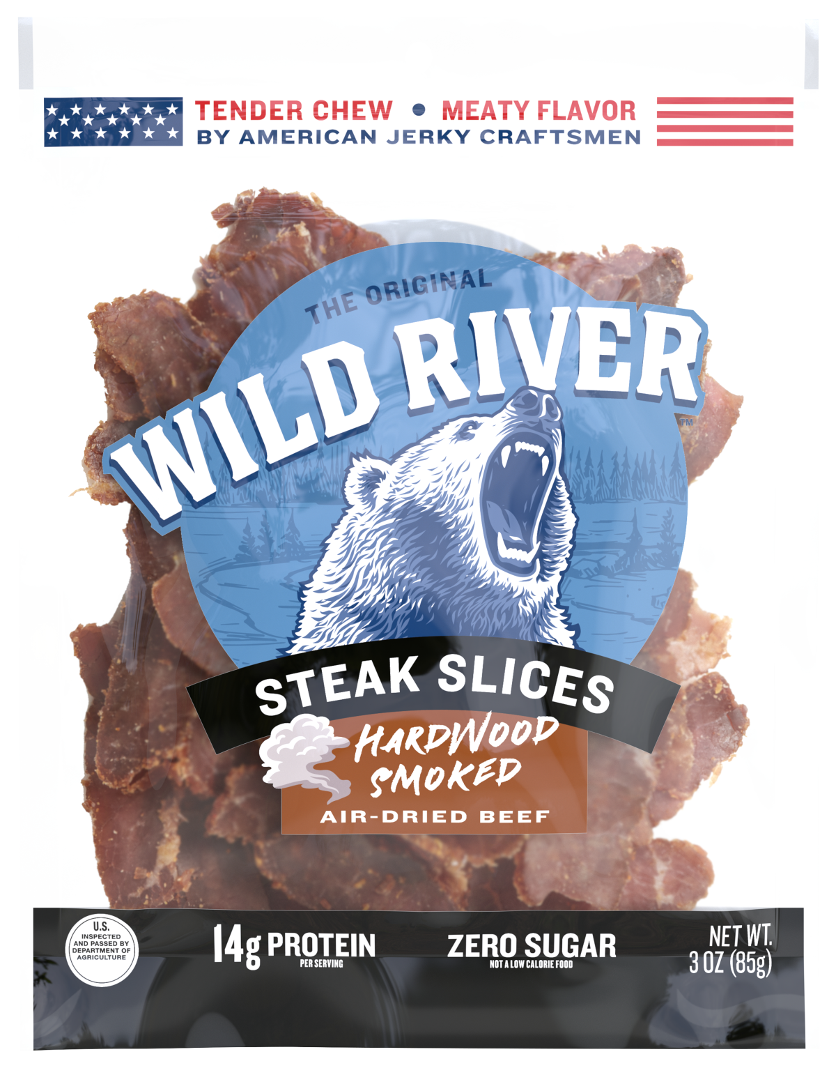 Wild River Hardwood-Smoked Air-Dried Beef Steak Slices