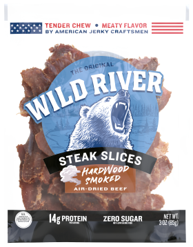 Wild River Hardwood-Smoked Air-Dried Beef Steak Slices