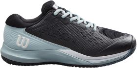 Wilson Women's Rush Pro Ace Clay Court Tennis Shoes (Black/Sterling Blue/White)
