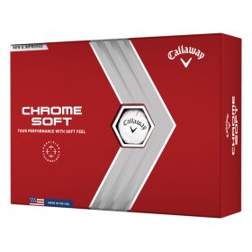 2023 Callaway Chrome Soft Golf Balls (1 Dozen) - White