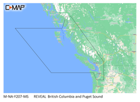 C-MAP Reveal SD Card Map Chart - British Columbia & Puget Sound