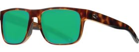 Costa Del Mar Spearo 580G Polarized Sunglasses, Men's, Matte Tortoise/Green Mirror | Holiday Gift