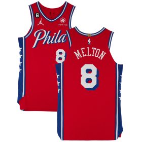 De'Anthony Melton Philadelphia 76ers Game-Used #8 Red Jersey vs. Boston Celtics on May 1, 2023