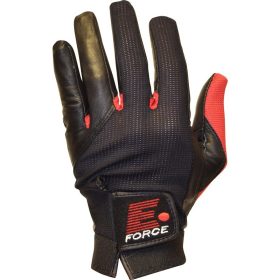 E-Force Adults' Weapon Glove Black/Red, Large - Racquetball at Academy Sports