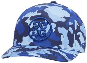 G/FORE Camo Circle Gs Ripstop Snapback Golf Hat, 100% Polyester in Space Camo