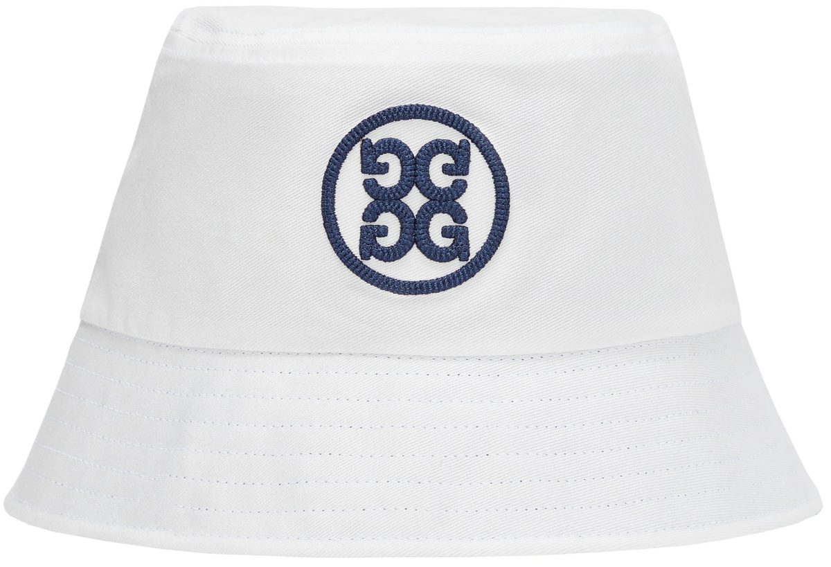 G/FORE Circle Gs Reversible Cotton Twill Golf Bucket Hat, 100% Cotton in Snow/Twilight