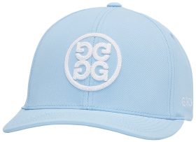 G/FORE Circle Gs Stretch Twill Snapback Golf Hat 2024, Nylon/Spandex in Baja