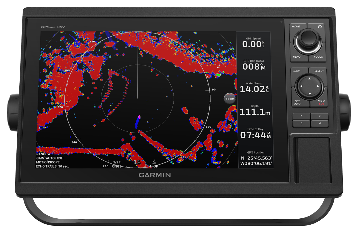 Garmin GPSMAP 1242xsv 12" Chartplotter with Sonar, Garmin Navionics+ Mapping, and GT52HW-TM Transducer