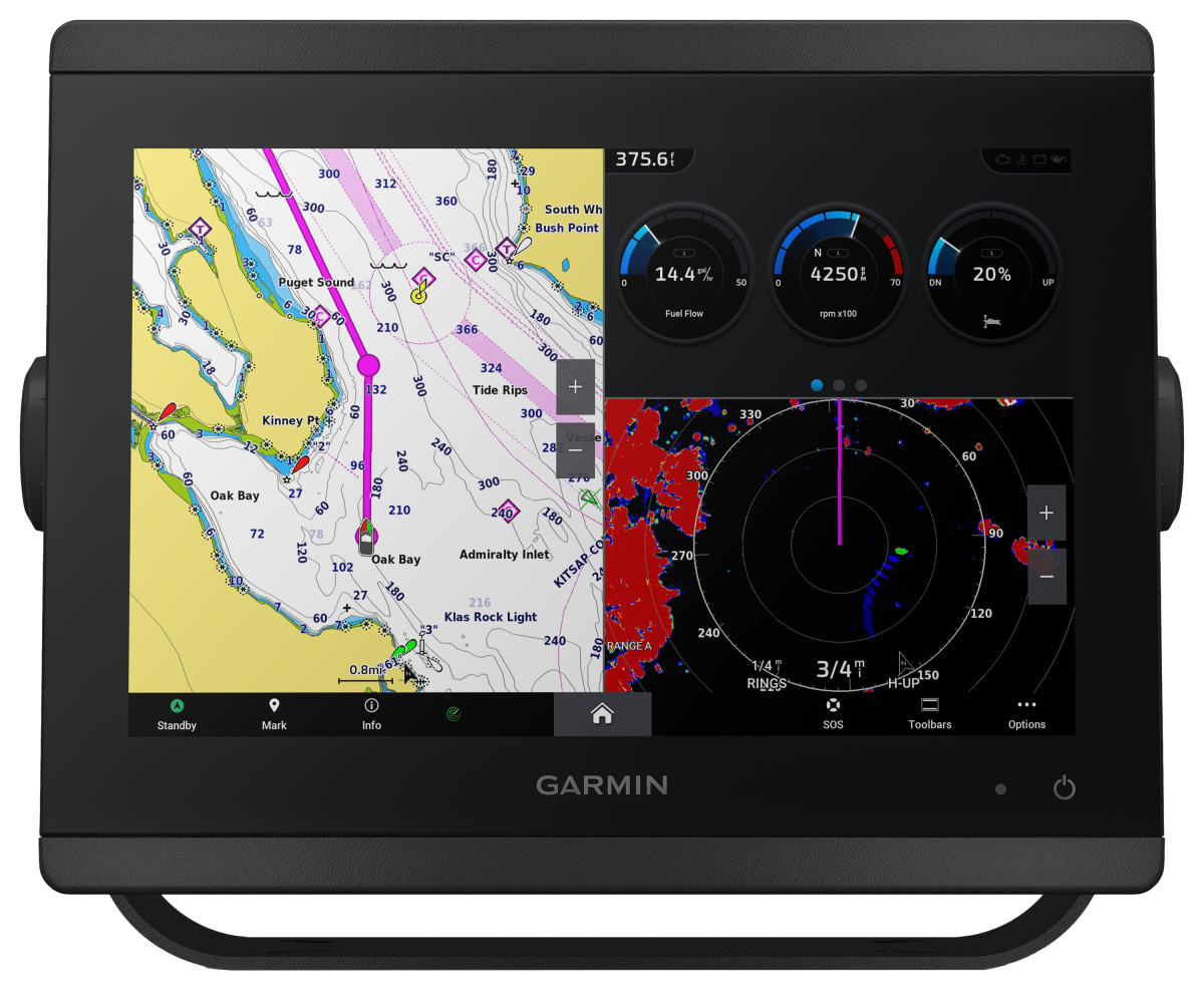 Garmin GPSMAP 8610 10" Chartplotter with Garmin Navionics+ Mapping