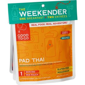 Good To-Go Green Weekender: Pad Thai, Granola, Indian Korma, 3-Pack