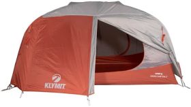 Klymit Cross Canyon 6 Person Tent, Red Grey | Holiday Gift