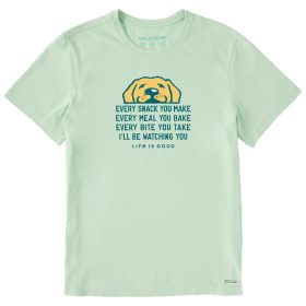 Life Is Good Men's I'll Be Watching You Yellow Lab T Shirt