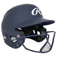 Rawlings Mach High-Viz Adult Fastpitch Softball Batting Helmet - 2024 Model in Navy Size Senior